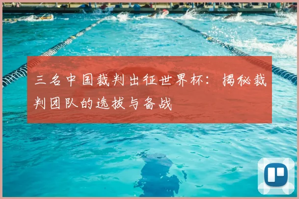 三名中国裁判出征世界杯：揭秘裁判团队的选拔与备战